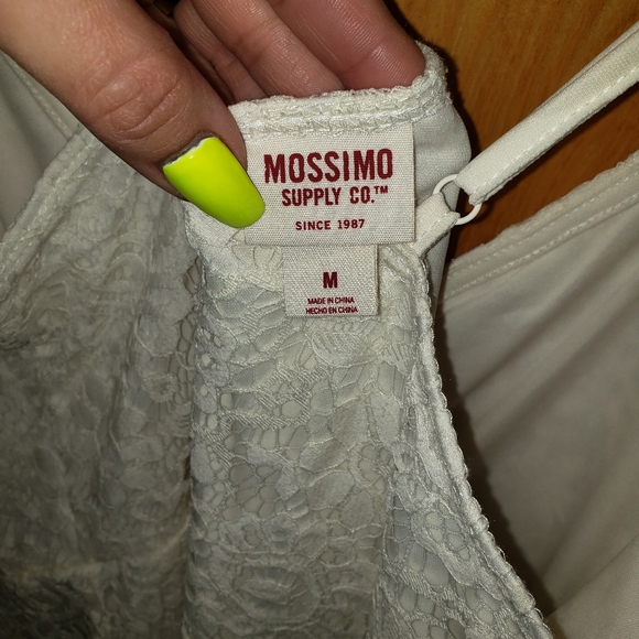 🌵White Lace Mini Dress - Picture 3 of 3